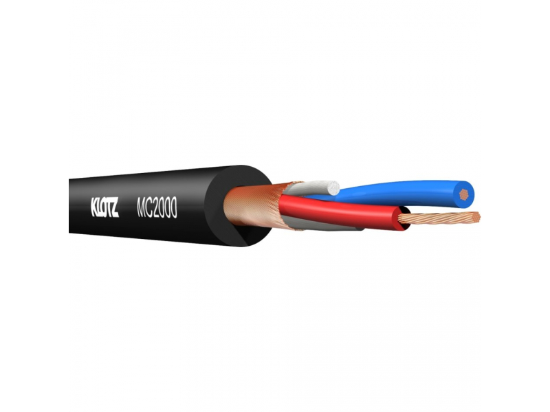 KLOTZ MC2000 SW przewód, kabel mikrofonowy 0,22 mm czarny